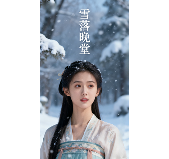 雪落晚堂 短剧封面